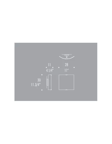 Leucos 0704194013905 Selis PP30 R7S 1x200W Bernstein geblasenes satiniertes Chrom-Kit